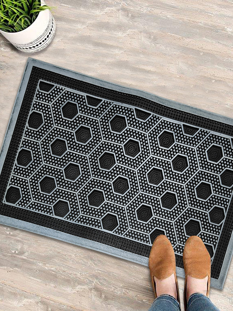 Multipurpose Rubber Mat – Anti-Skid, Waterproof <small> (abstract-silver)</small>