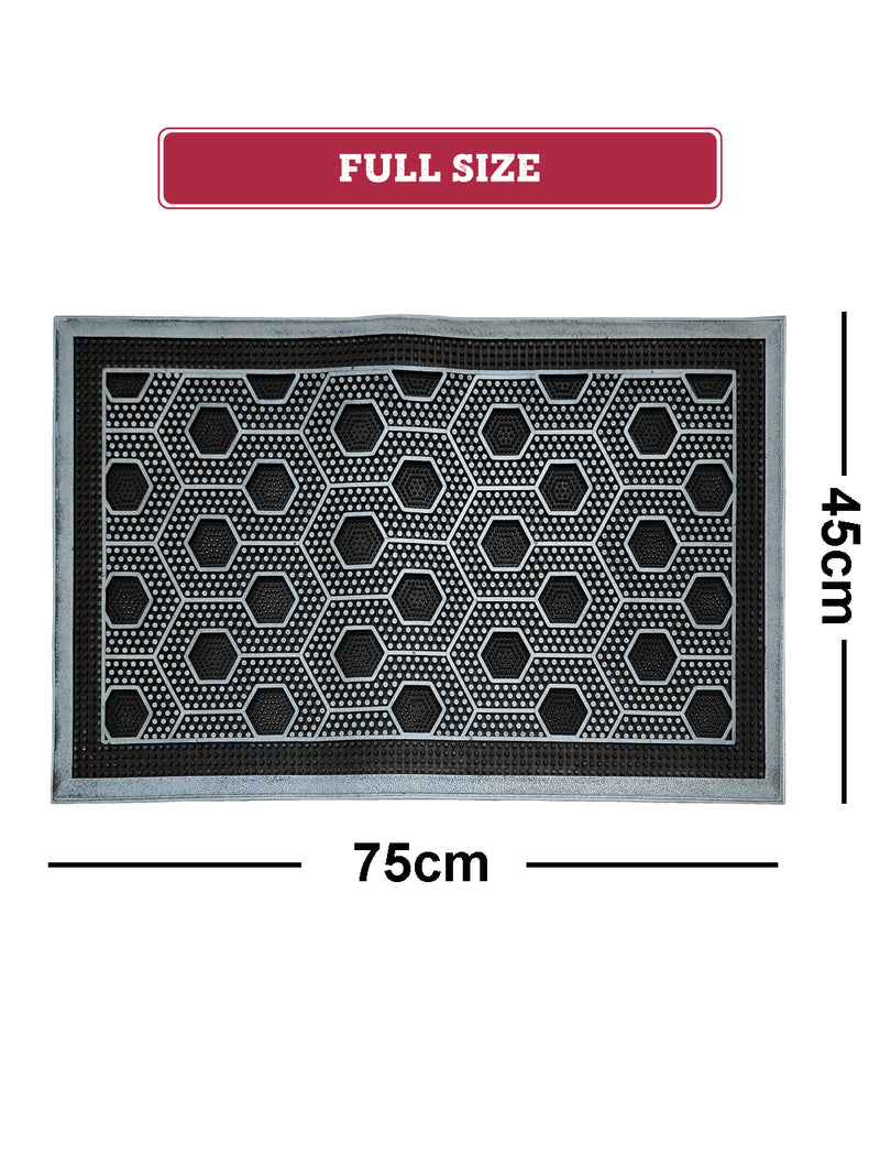 Multipurpose Rubber Mat – Anti-Skid, Waterproof <small> (abstract-silver)</small>