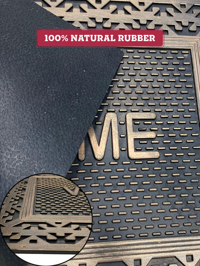 Multipurpose Rubber Mat – Anti-Skid, Waterproof <small> (abstract-bronze)</small>