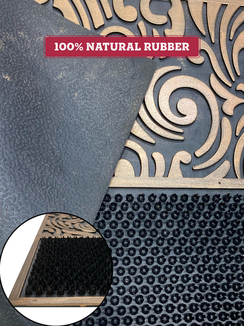 Multipurpose Rubber Mat – Anti-Skid, Waterproof <small> (abstract-bronze)</small>
