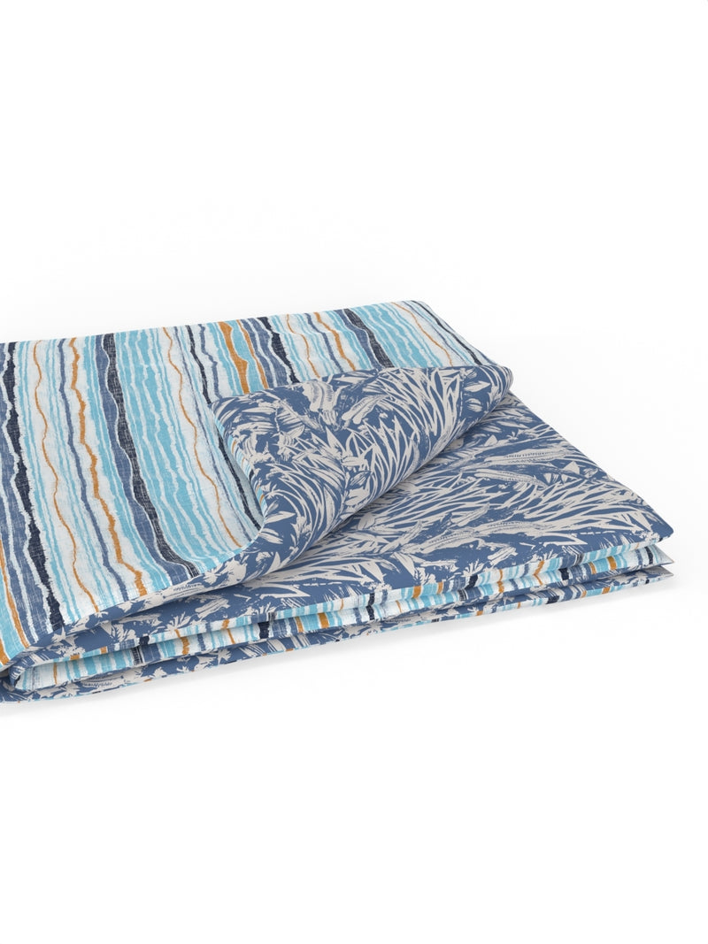 Extremely Soft Micro Double Dohar <small> (abstract-blue)</small>