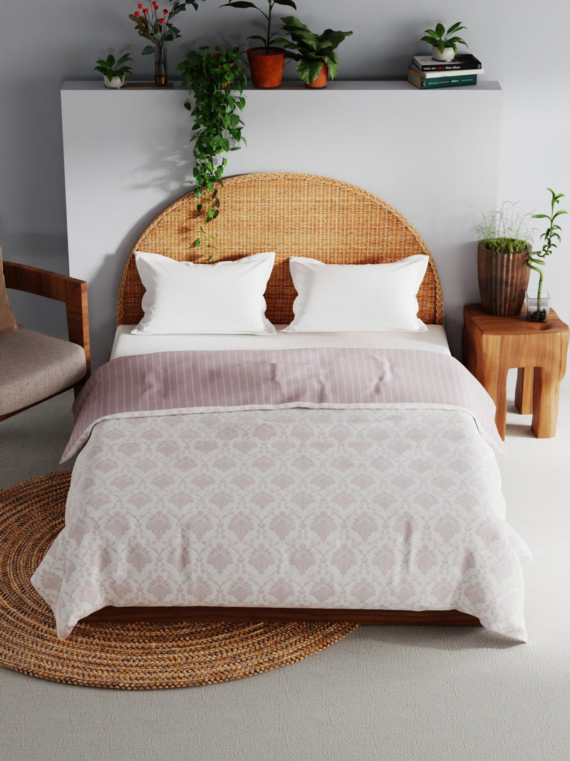 Extremely Soft 100% Muslin Cotton Dohar With Pure Cotton Flannel Filling <small> (floral-blue/white)</small>