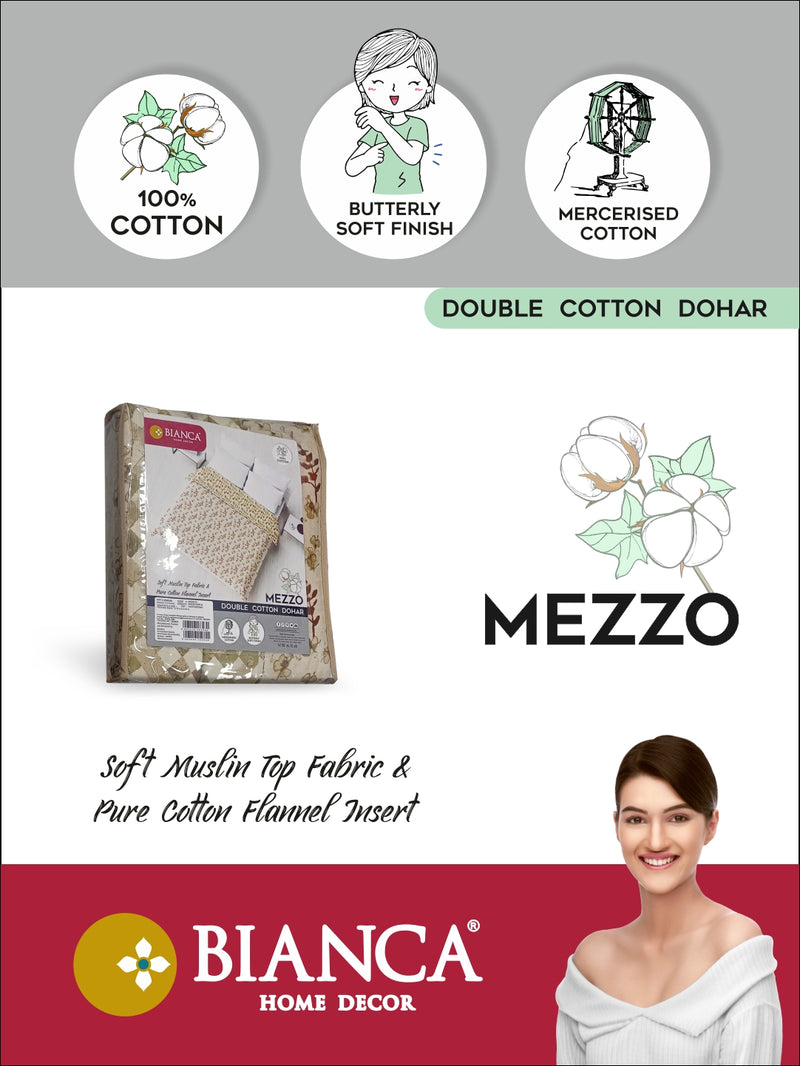 Extremely Soft 100% Muslin Cotton Dohar With Pure Cotton Flannel Filling <small> (floral-pink/white)</small>