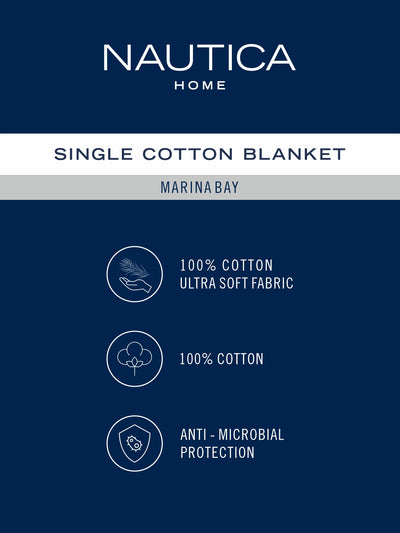 Super Fine 100% Egyptian Satin Cotton Blanket With Pure Cotton Flannel Filling <small> (floral-grey)</small>