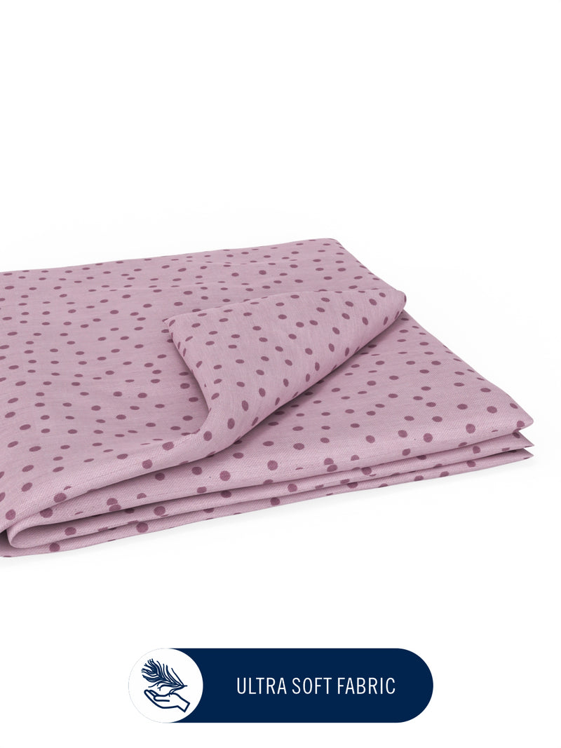 Super Fine 100% Egyptian Satin Cotton Blanket With Pure Cotton Flannel Filling <small> (geometric-pink)</small>