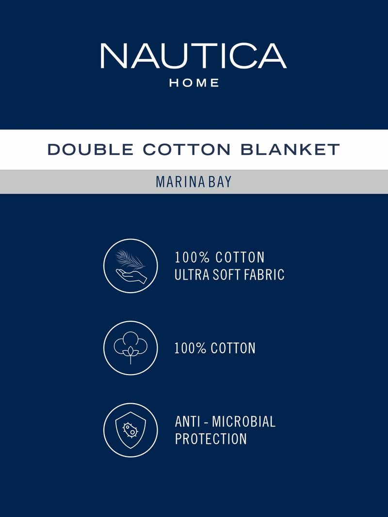 Super Fine 100% Egyptian Satin Cotton Blanket With Pure Cotton Flannel Filling <small> (geometric-beige)</small>