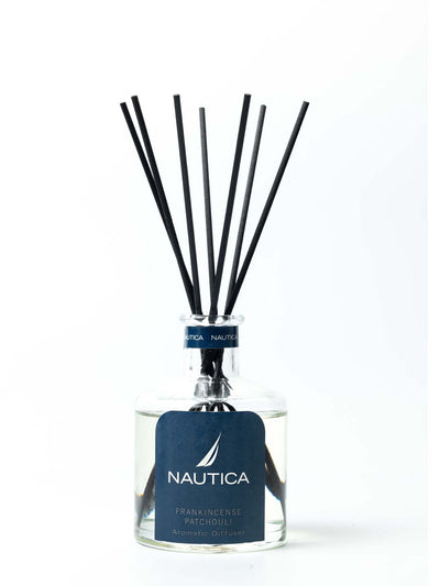 100% Natural Aroma Oil Diffuser Set With 7 Reeds <small> (frankincense  patchouli-natural)</small>