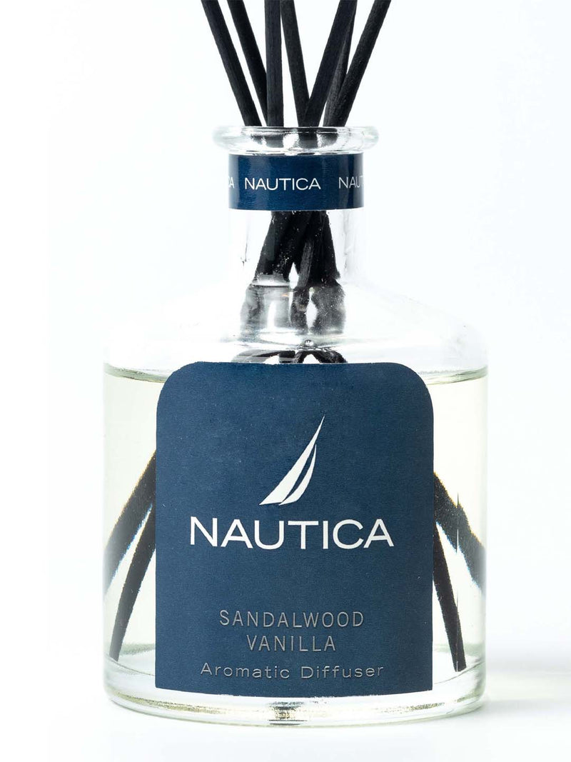 100% Natural Aroma Oil Diffuser Set With 7 Reeds <small> (sandalwood vanilla-natural)</small>