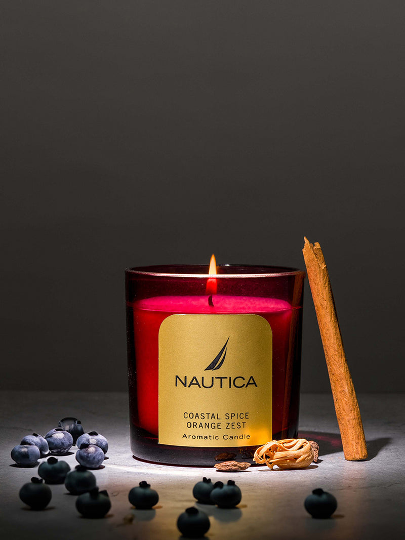 Premium Aroma Fragrance Jar Candle For Home: The Perfect Gift For Cozy Evenings <small> (coastal spice orange zest-berry)</small>