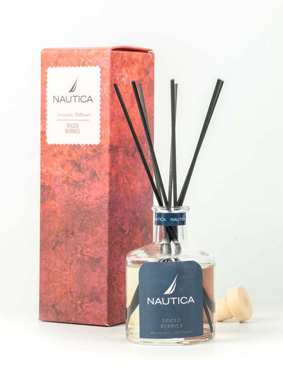 100% Natural Aroma Oil Diffuser Set With 7 Reeds <small> (spiced berry-natural)</small>