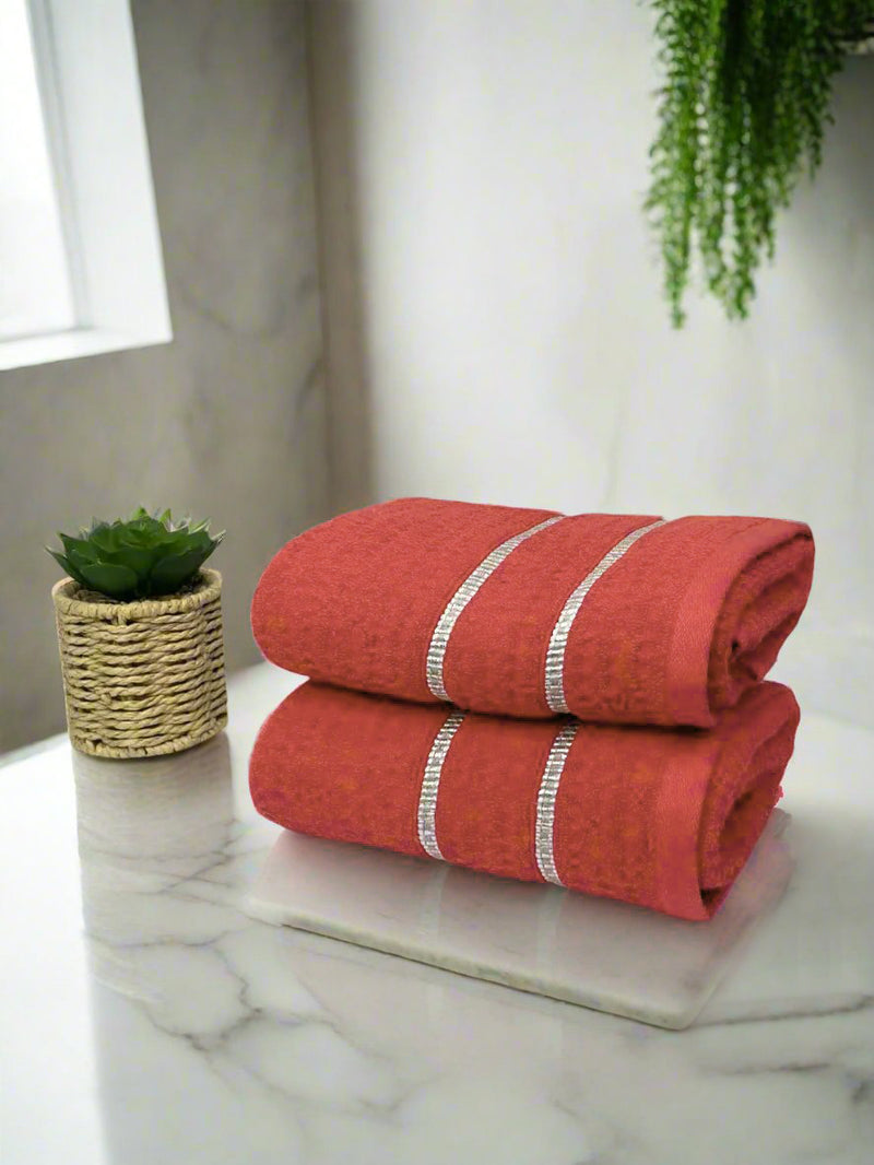 Extra Plush Turkish Terry Towels <small> (solid-rust)</small>