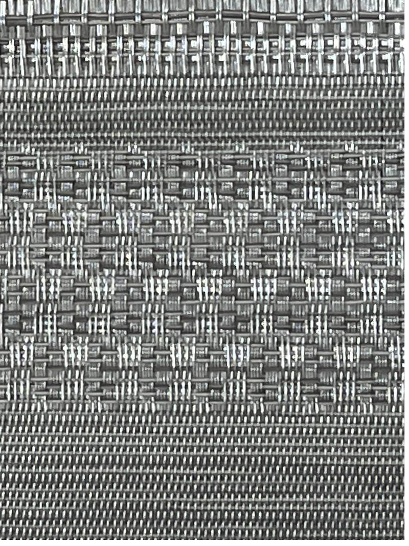 Premium Woven Pvc Placemat For Dining Table <small> (alpine-ivory)</small>
