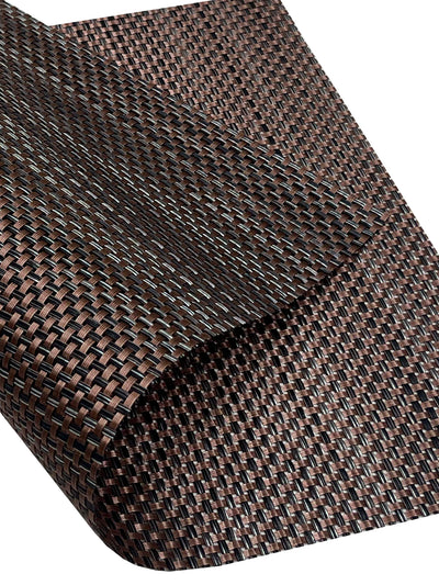 Luxury Woven Pvc Placemat For Dining Table <small> (bellevue-bronz)</small>