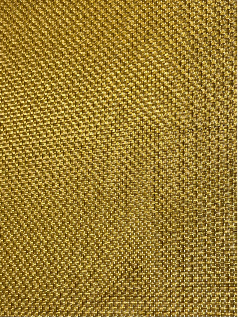Luxury Woven Pvc Placemat For Dining Table <small> (bellevue-gold)</small>