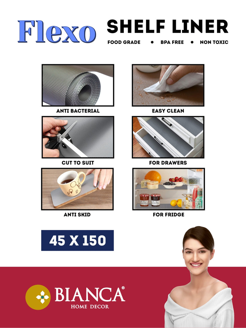 Washable Anti-Slip Shelf Liner <small> (small diamond-transparent)</small>