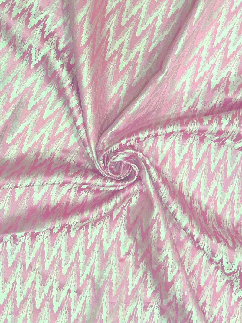 Jacquard Blackout Eyelet Curtain <small> (ornamental-pink)</small>