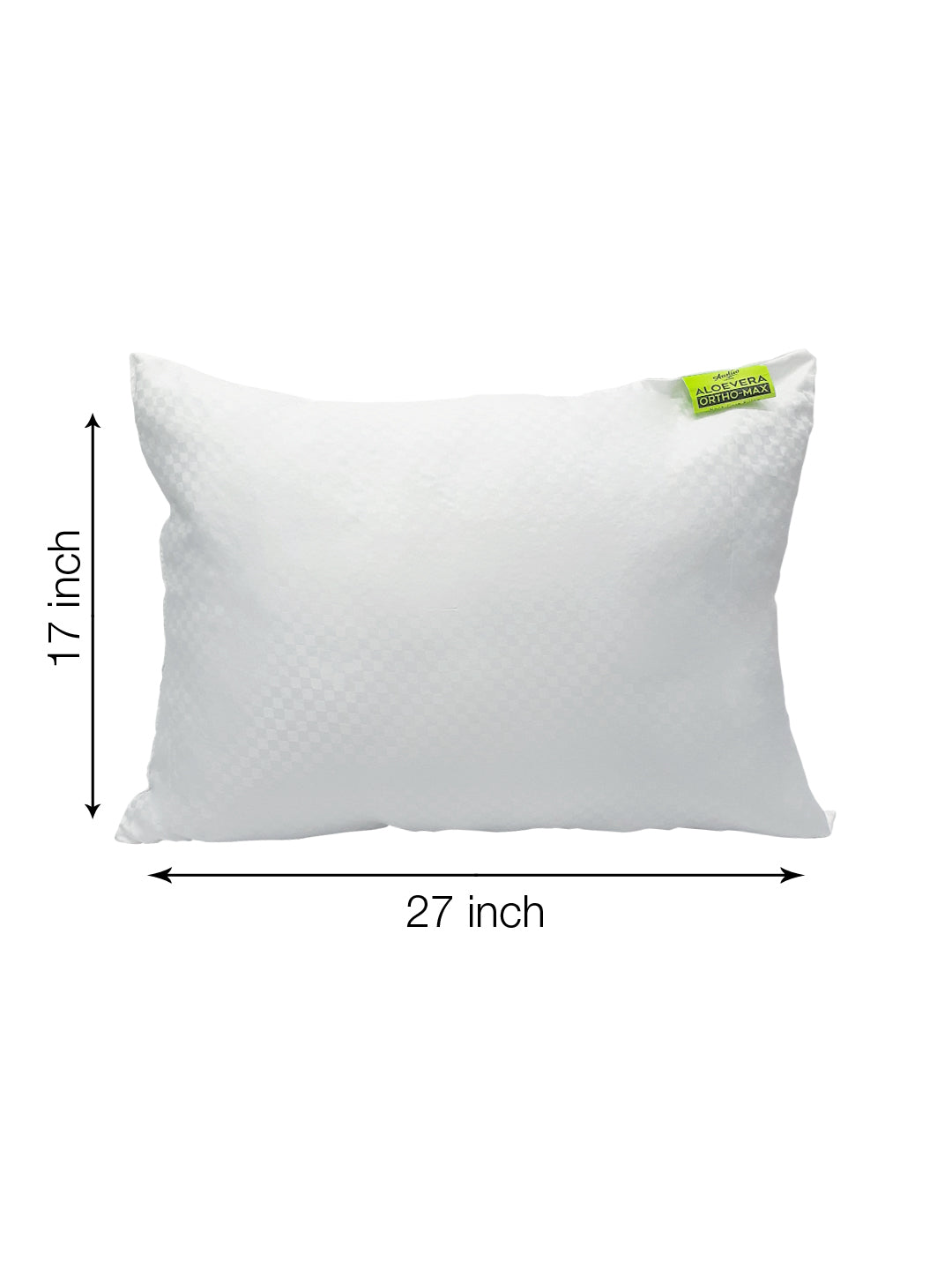 KOPA Aloevera Microfiber Sleeping Pillow With Silky Smooth Micro Fabric  Shell -2pc 16 X 24 (ortho-max) solid-white – Bianca Home