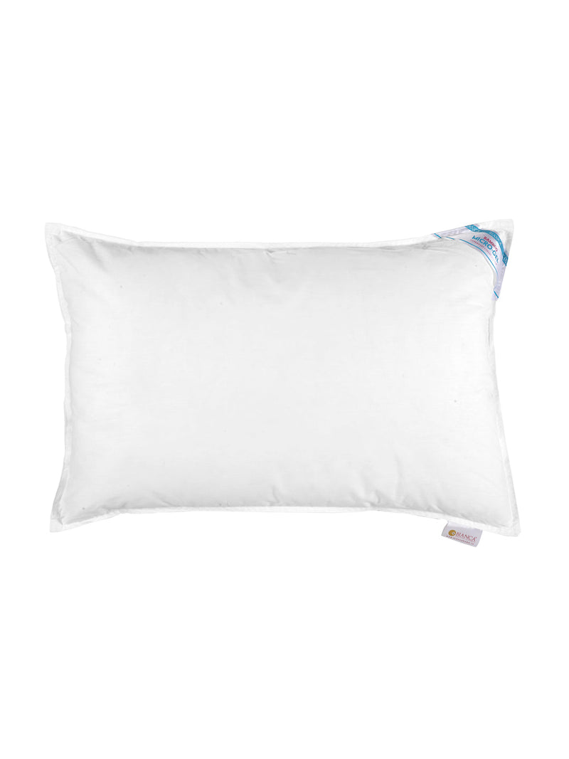 Bellagio Micro fiber White Color Pillows, Shape: Rectangular
