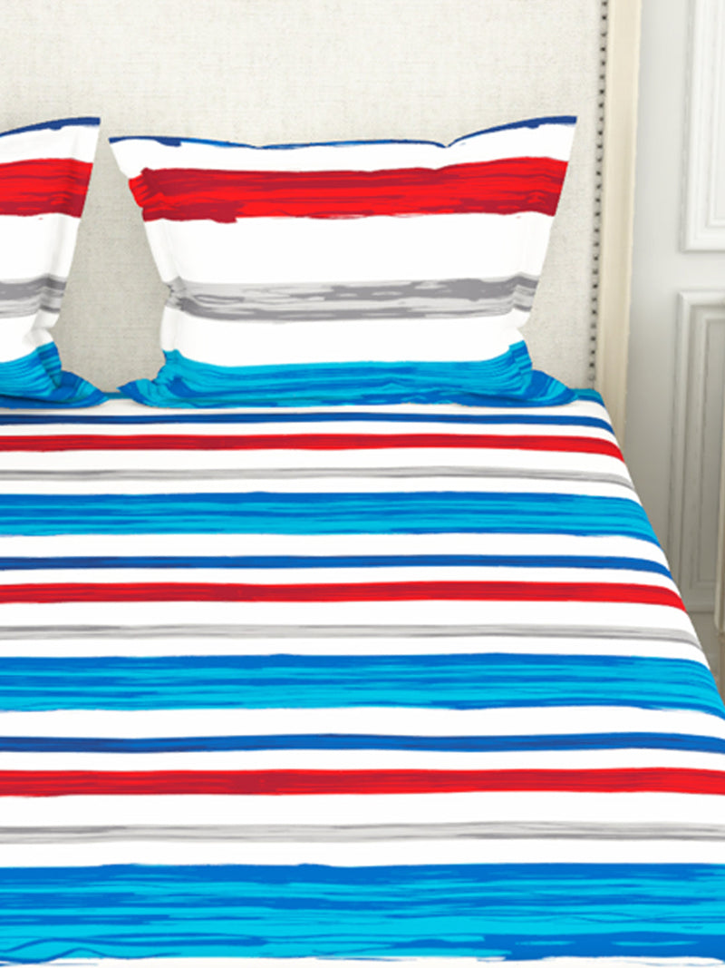 226_Castillo 100% Pure Cotton Double Bedsheet With 2 Pillow Covers_BED1599A_4