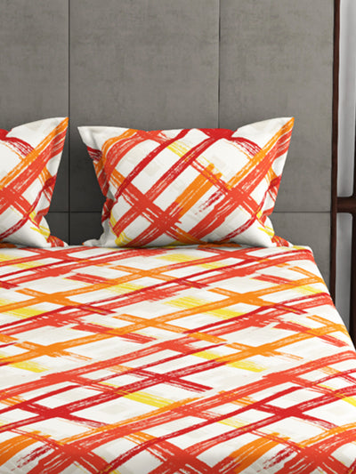 226_Callista Super Soft 100% Cotton Xl King Size Bedsheet With 2 Pillow Covers_BED1862A_4