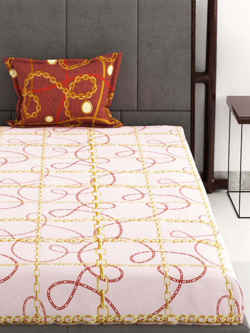 226_Espeda Soft 100% Natural Cotton Single Bedsheet With 1 Pillow Cover_BED2641AS_4