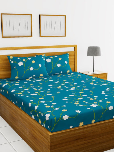 226_Envogue Extra Smooth Micro Double Bedsheet With 2 Pillow Covers_BED2741A_1