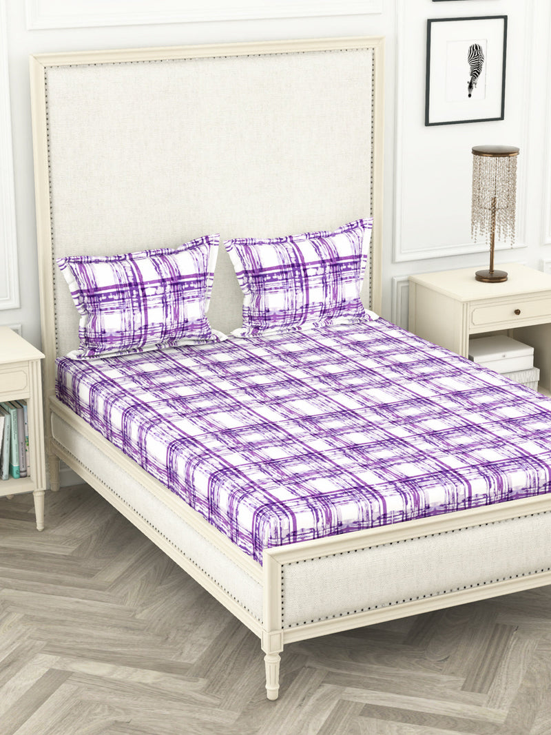 226_Castillo 100% Pure Cotton Double Bedsheet With 2 Pillow Covers_BED3071_1