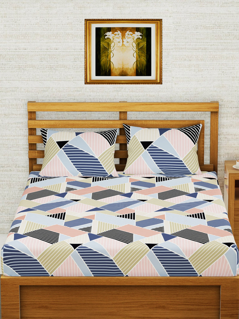 226_Envogue Extra Smooth Micro Double Bedsheet With 2 Pillow Covers_BED3225_2
