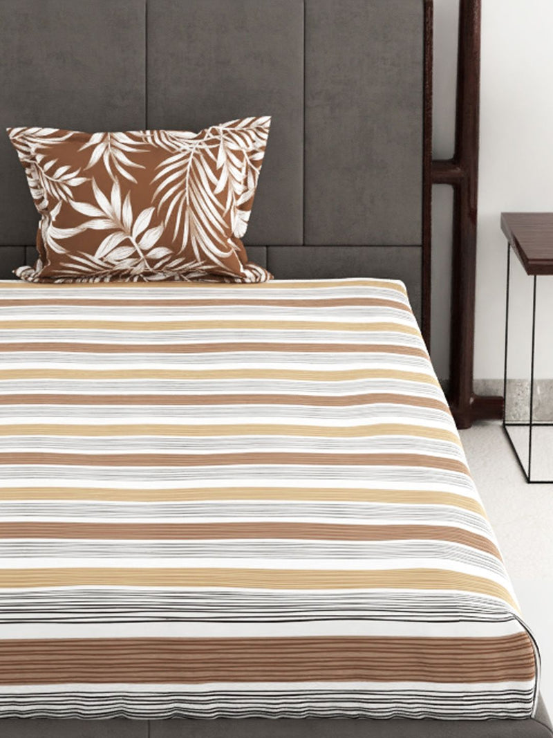 226_Espeda Soft 100% Natural Cotton Single Bedsheet With 1 Pillow Cover_BED3261S_4