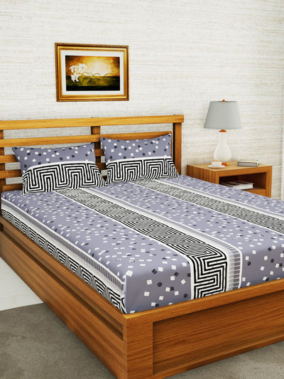 226_Envogue Extra Smooth Micro Double Bedsheet With 2 Pillow Covers_BED3269_1