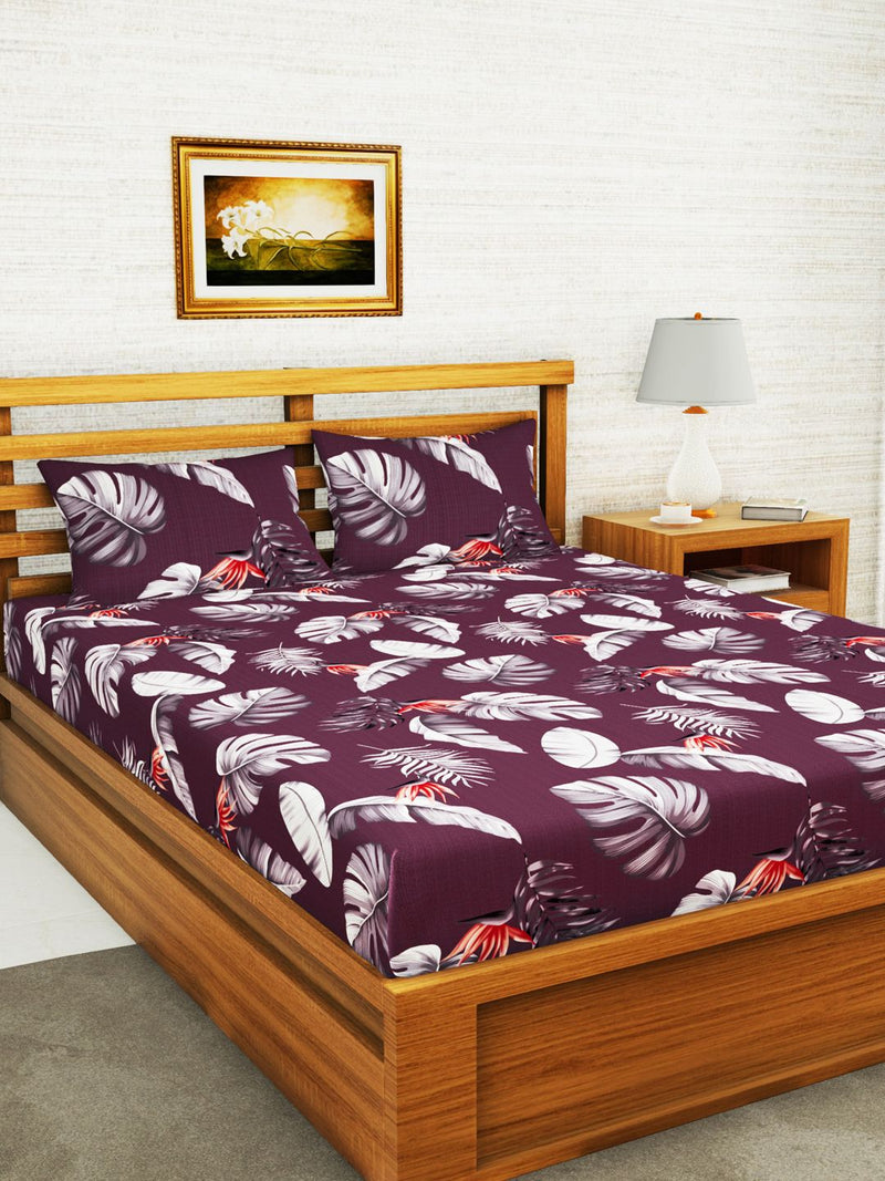 226_Envogue Extra Smooth Micro Double Bedsheet With 2 Pillow Covers_BED3272_1