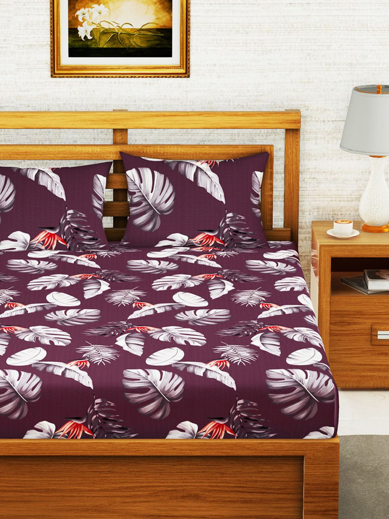 226_Envogue Extra Smooth Micro Double Bedsheet With 2 Pillow Covers_BED3272_3