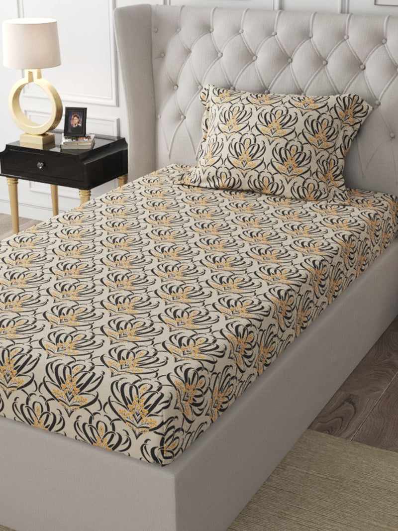226_Rivera Extra Smooth Micro Single Bedsheet With 1 Pillow Cover_BED3285_4