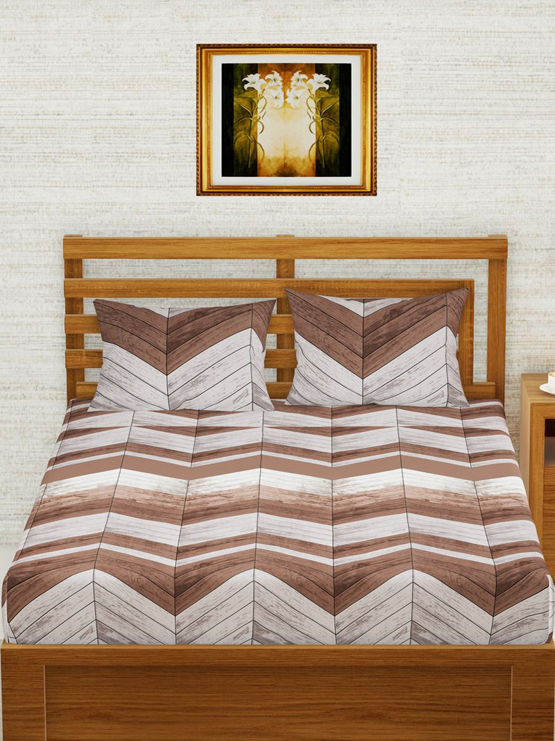 226_Envogue Extra Smooth Micro Double Bedsheet With 2 Pillow Covers_BED3315_2