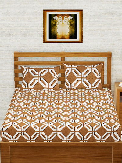 226_Envogue Extra Smooth Micro Double Bedsheet With 2 Pillow Covers_BED3324_2