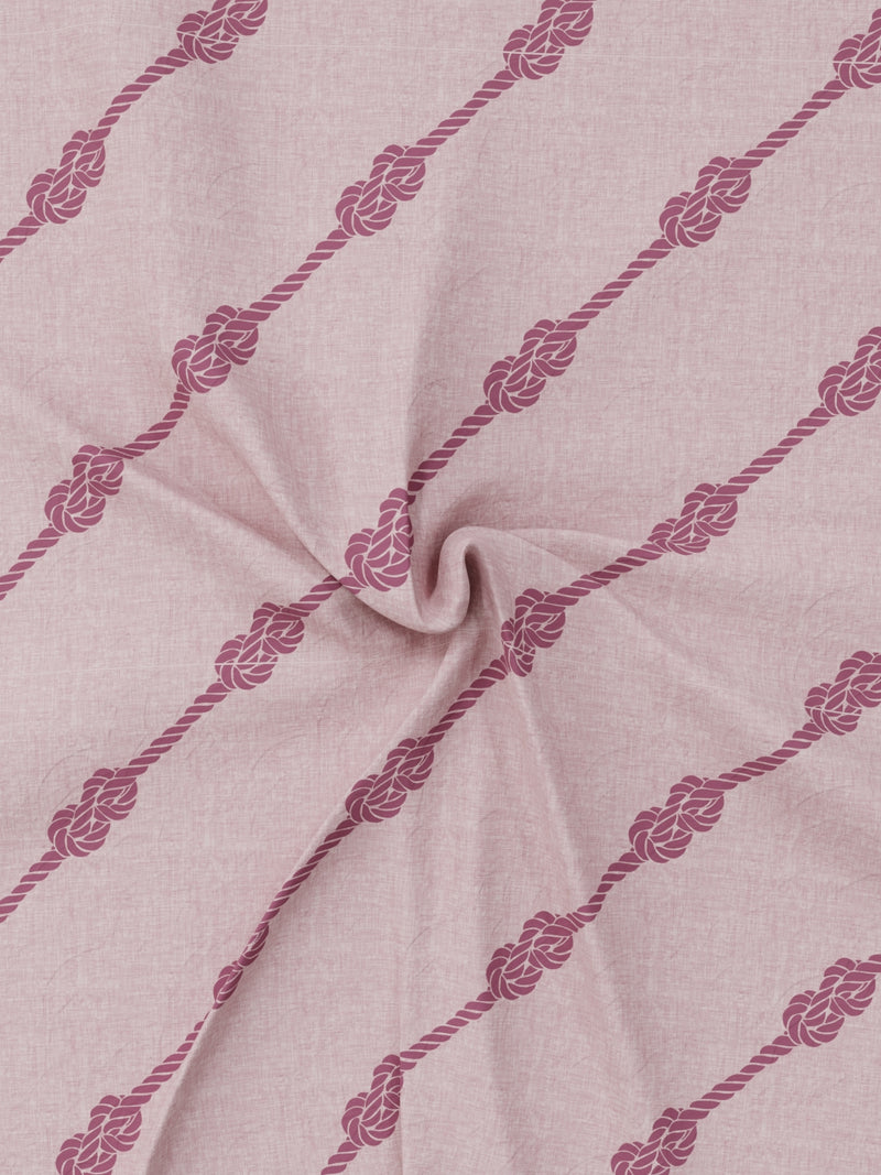 Super Soft 100% Cotton Single Bedsheet With 1 Pillow Cover <small> (abstract-red/pink)</small>