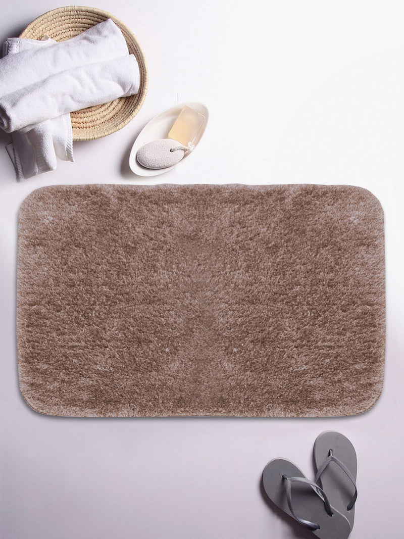 Thick Ultra Soft Anti Slip Bath Mat (Hygro Tech) <small> (solid-grey)</small>