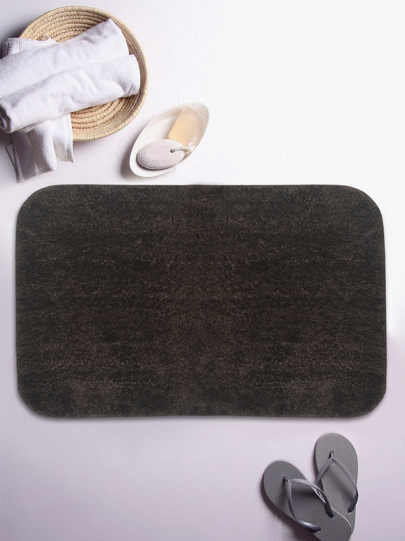 Thick Ultra Soft Anti Slip Bath Mat (Hygro Tech) <small> (solid-brown)</small>