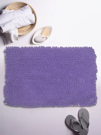 Thick Shaggy Anti Slip Bath Mat <small> (solid-lilac)</small>