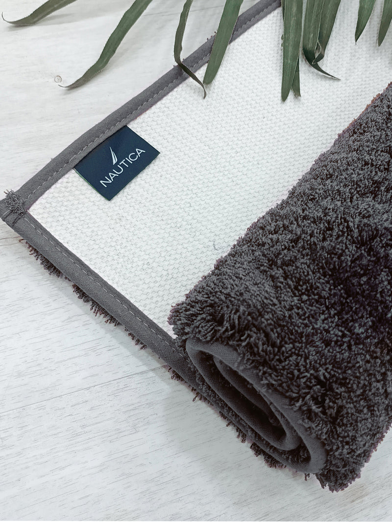 Ultra Soft Fluffy Anti Slip Bath Mat <small> (solid-steel grey)</small>