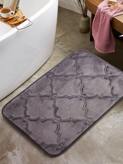 Memory Foam Anti Slip Bath Mat <small> (tailes check-chocolate)</small>