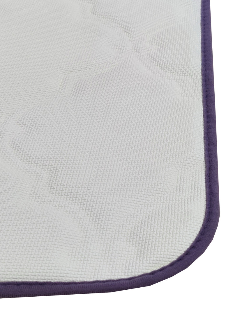 Memory Foam Anti Slip Bath Mat <small> (moroccan trellis-roseberry)</small>