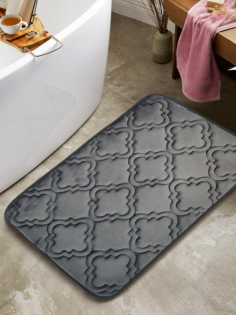 Memory Foam Anti Slip Bath Mat <small> (tailes check-chocolate)</small>