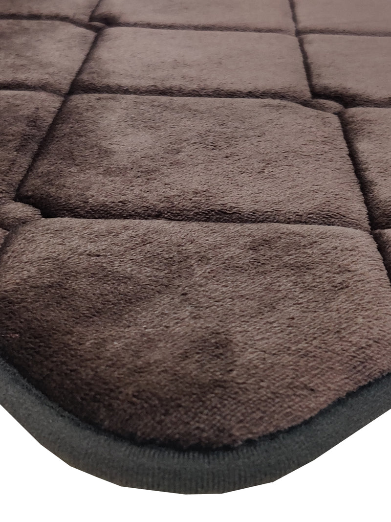 Memory Foam Anti Slip Bath Mat <small> (tailes check-chocolate)</small>