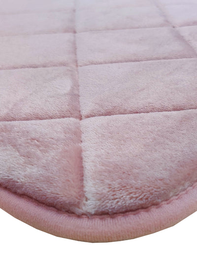 Memory Foam Anti Slip Bath Mat <small> (feeling sqaure-burgundy)</small>