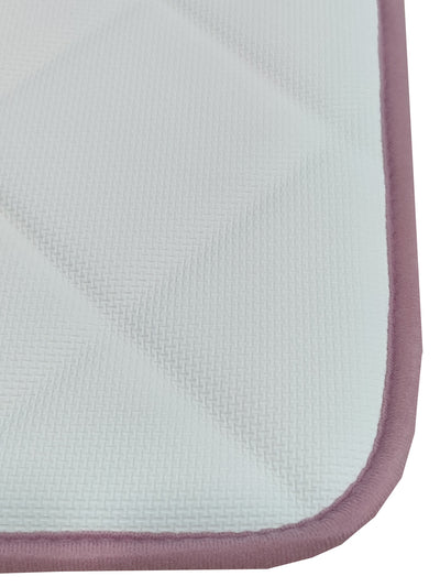 Memory Foam Anti Slip Bath Mat <small> (moroccan trellis-roseberry)</small>