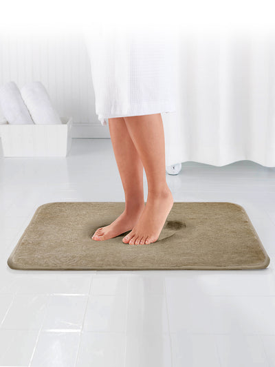 Memory Foam Anti Slip Bath Mat <small> (tailes check-chocolate)</small>