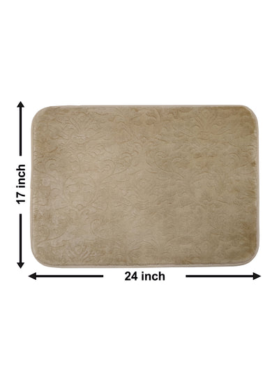 Memory Foam Anti Slip Bath Mat <small> (moroccan trellis-roseberry)</small>