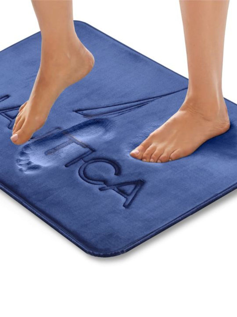 Luxurious Memory Foam Non-Skid  Bath Rug <small> (solid-royal blue)</small>