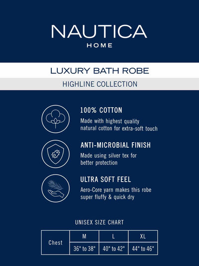 Luxurious Ultra Soft Bath Robe <small> (solid-dark grey)</small>